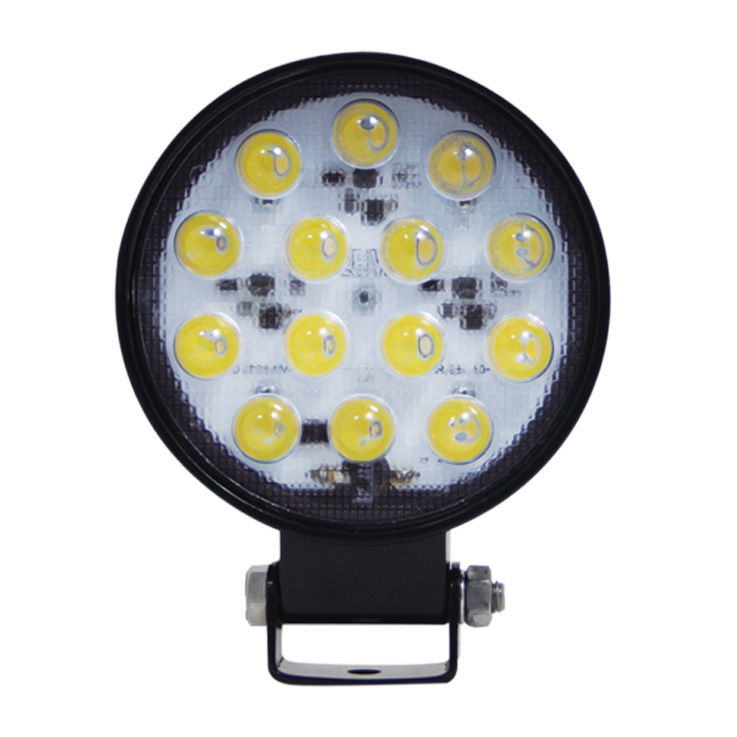 Lâmpadas de LED redonda para veículos Off Road, luz de LED industrial